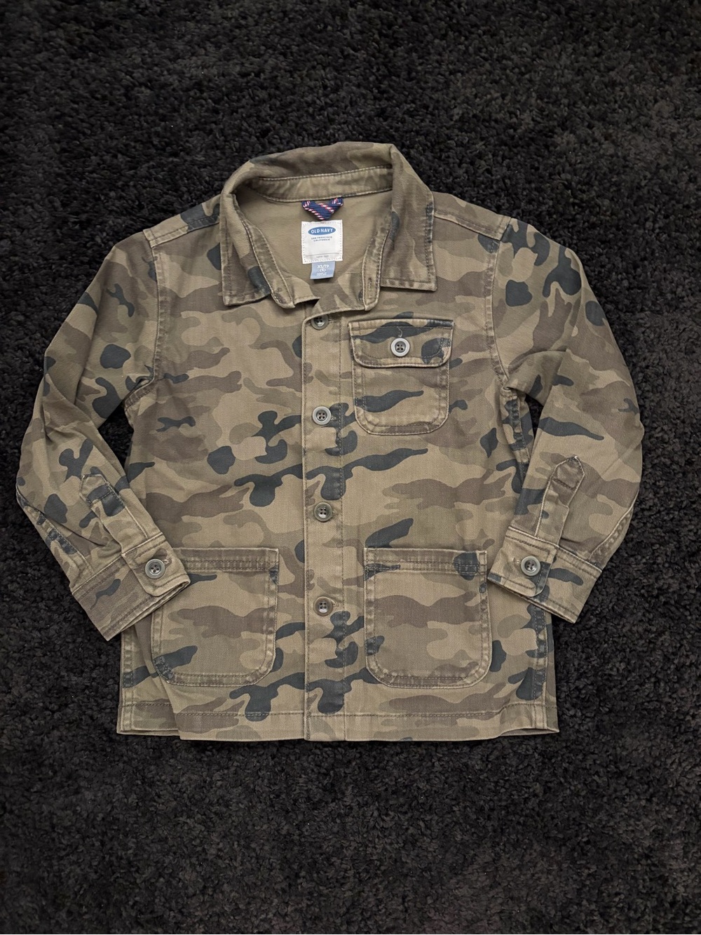 Like NEW Old Navy Camo Jacket Boys Size 5